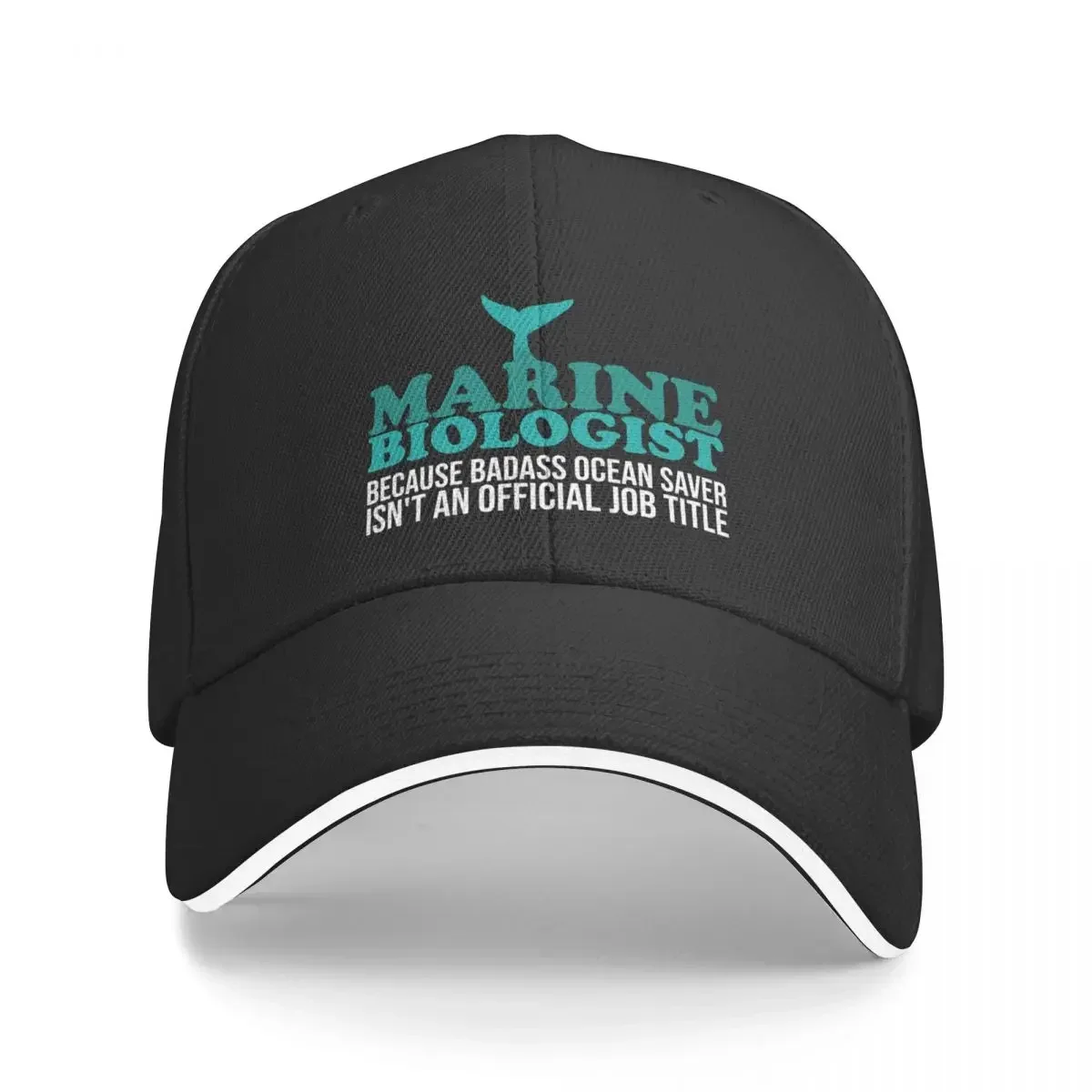 Badass Ocean Saver Future Marine Biologist Baseball Cap Sunscreen fashionable Military Cap Man Women Beach Fashion Men's