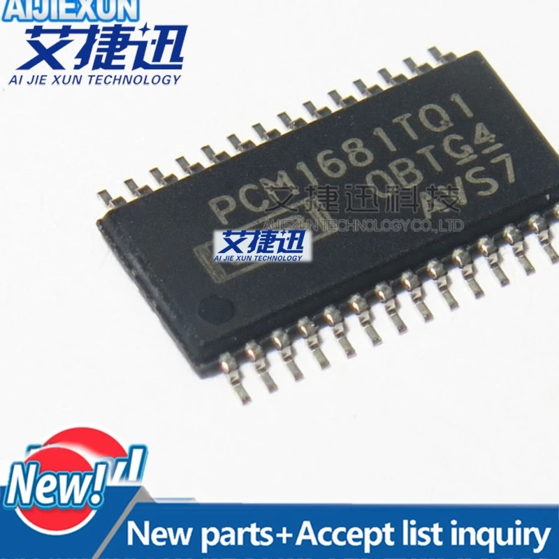 2PCS PCM1681TPWPQ1 TSSOP28 Sampling, Enhanced Multilevel Delta-Sigma in stock 100%New and original