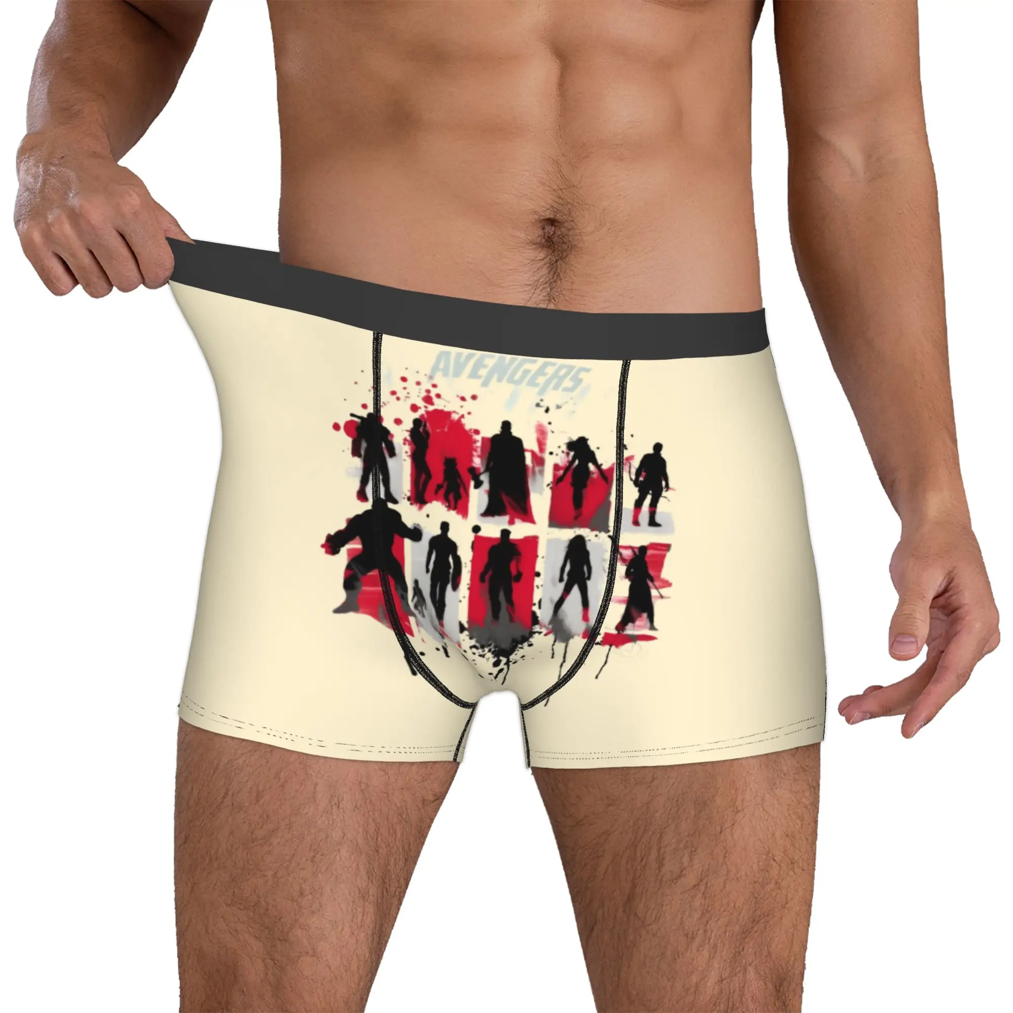 

Custom A-Avengerss Boxers Shorts Mens Superhero Briefs Underwear Novelty Underpants