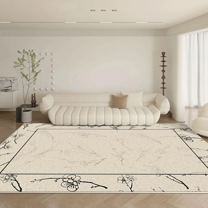 Modern Area Rugs for Living Room - Stain Resistant Non-Slip Backing Rugs for Bedroom,Ultra-Thin Washable Large Area Rug