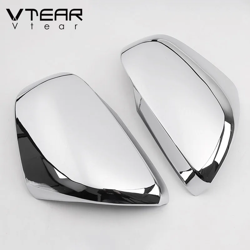 Vtear Car Rearview Mirror Cover For Honda HRV HR-V 2015-2022 Chrome Frame Covers Cap Exterior Car-styling Decoration Accessories