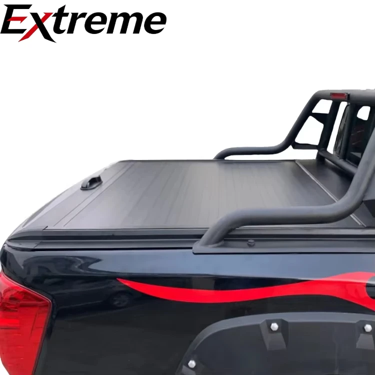 Aluminum Alloy Ute Truck Bed Retractable Roll up Tailbox Tonneau Cover with Manual Operation for Nissan NP300