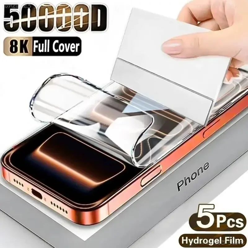 Full Cover Hydrogel Film For Samsung S25 S24 S23 Ultra FE A56 A55 5G A17 A16 A26 A36 A07 A54 A53 A25 A72 A06 Screen Protector