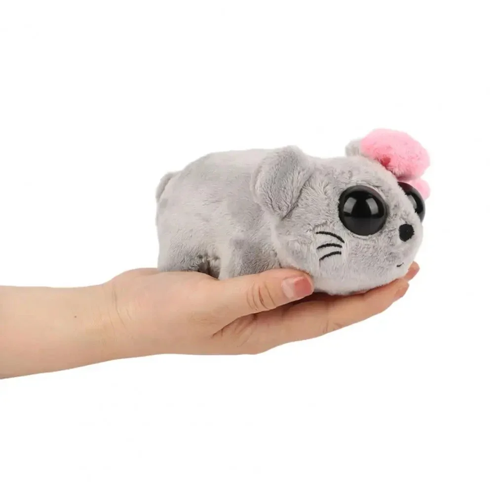 

15cm Sad Hamster Musical Plush Toy Soft Stuffed Animal Cute Hamster Plush Dolls for Children Kids Christmas Birthday Gift