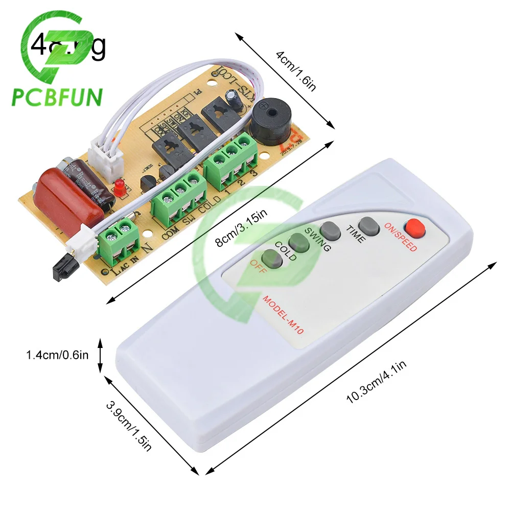 High Power Air-conditioning Fan / Cold Fan / Floor Fan General Repair Board Circuit Board Control Board 300W with Remote Control