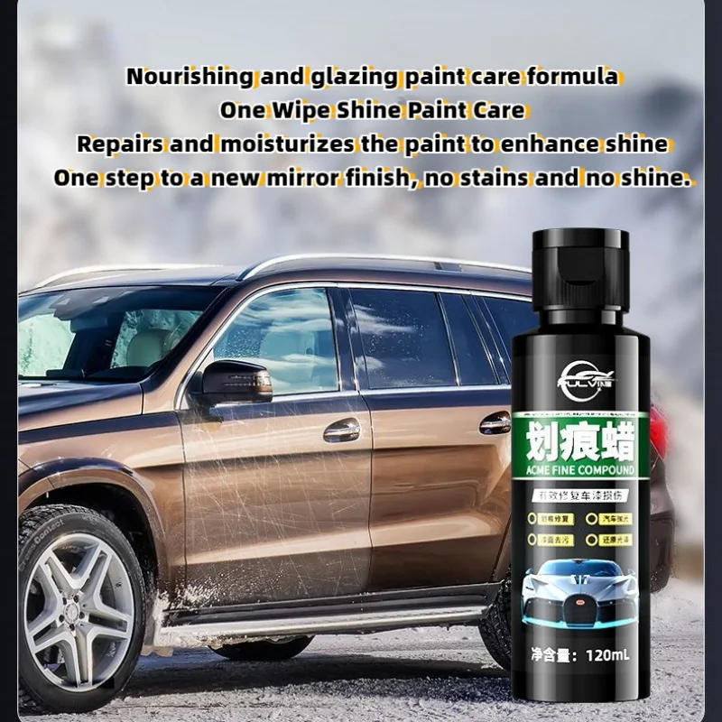 120ml car scratch wax paint scratch deep repair cream heavy filler polishing black and white all colors car scratch waxing