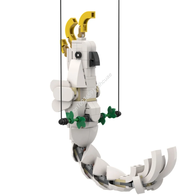 

152 шт. MOC вращающиеся какаду, строительные блоки, рождественская сборка, детское коллекционное издание премиум-класса, идеально подходящее для взрослых, фанаты, идея, подарок