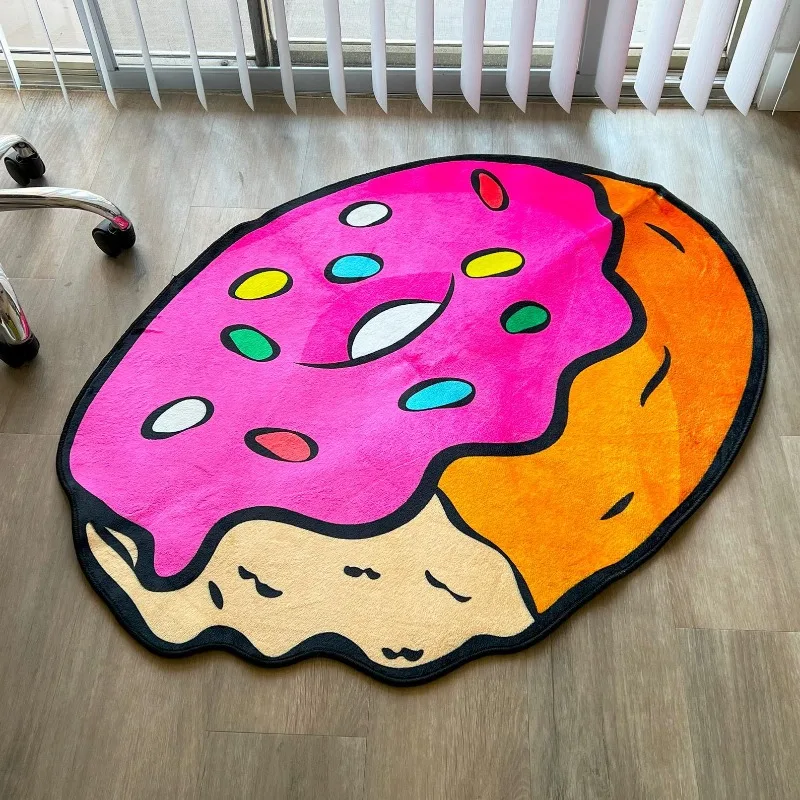 

Коврик VIKAMA Donut, шумопоглощающий, моющийся, для прихожей, спальни, прикроватный коврик, декор для дома