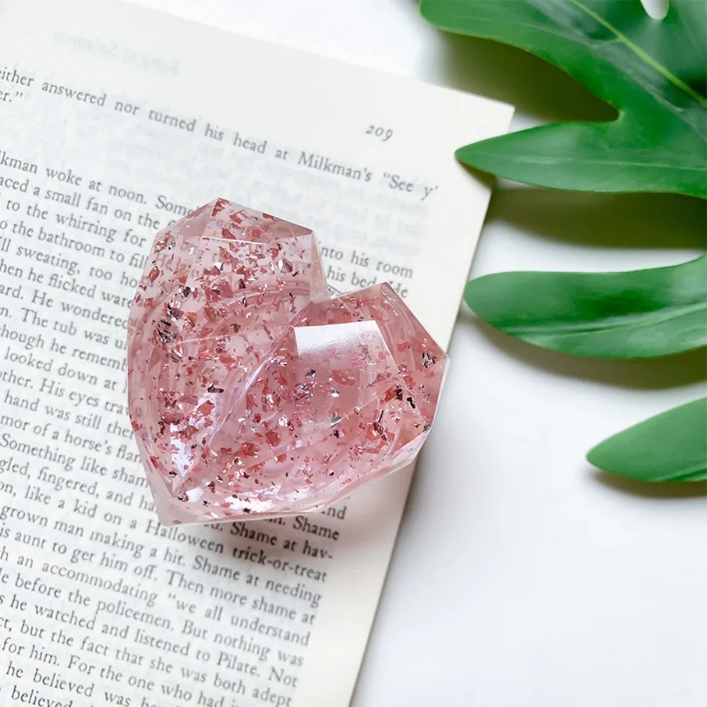 

Модная 3D-ручка для телефона, пластиковый держатель для телефона с сердечком, кронштейн для ручки