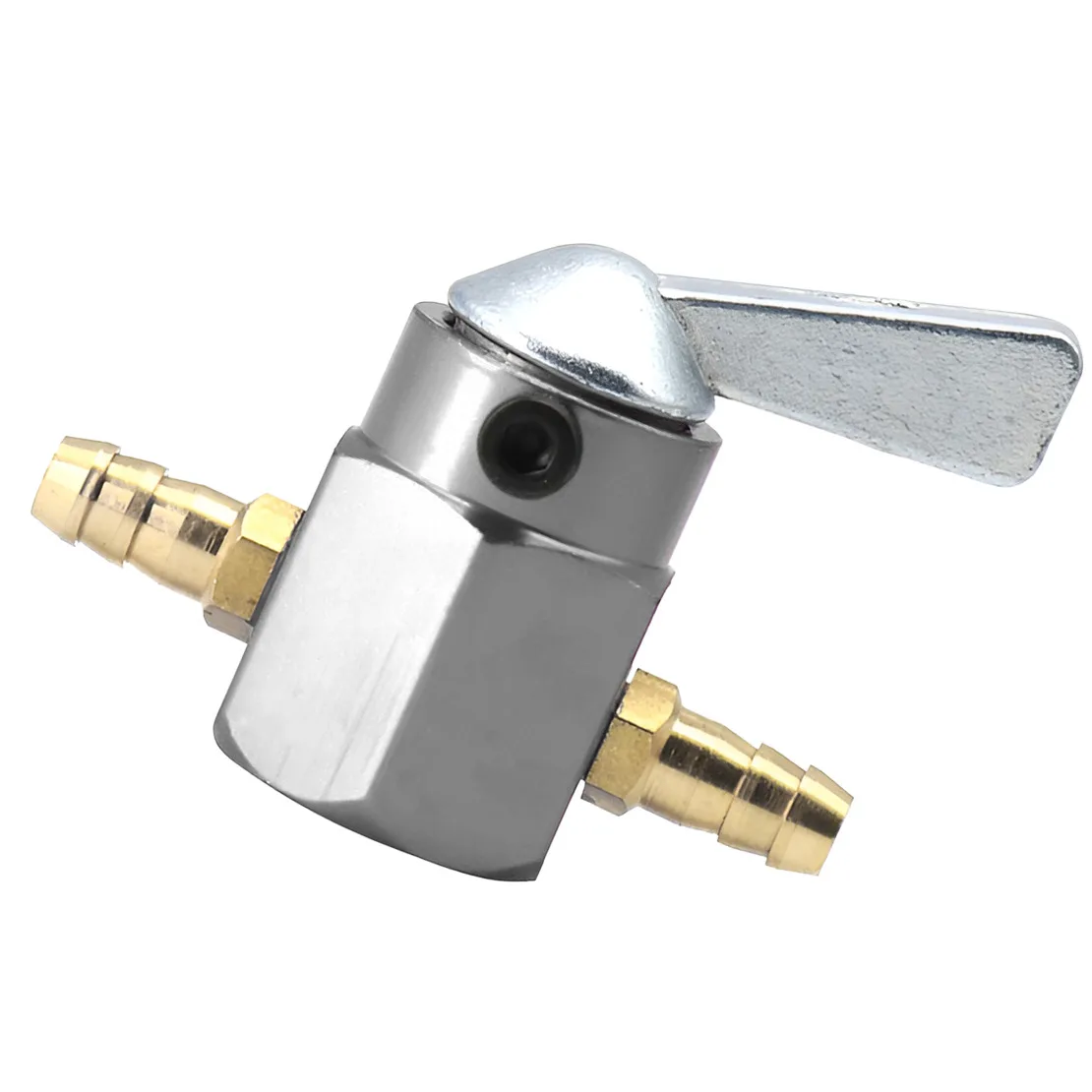 

Silver Fuel Tap Valve Switch 8mm on/off fit for Scooter Quad Motorcycle Moped Universal
