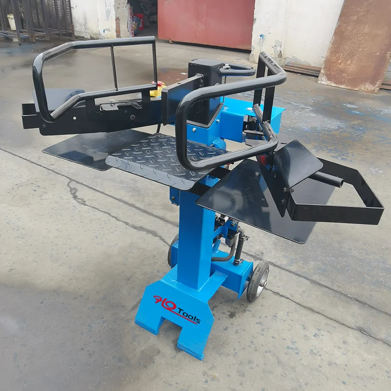 CE Approved Wood Chipper Log Splitter Hydraulic Log  Splitter Vertical Automatic Wood Processor Firewood Splitter