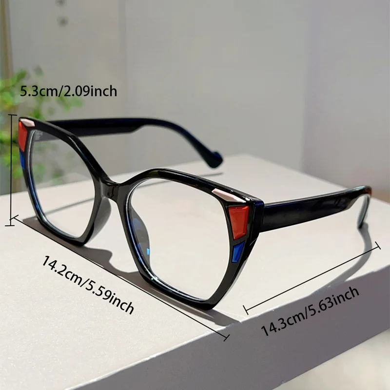 Classic Transparent Computer Glasses Frame Women Men Blue Light Blocking Glasses Optical Eyeglasses Transparent Lenses Female