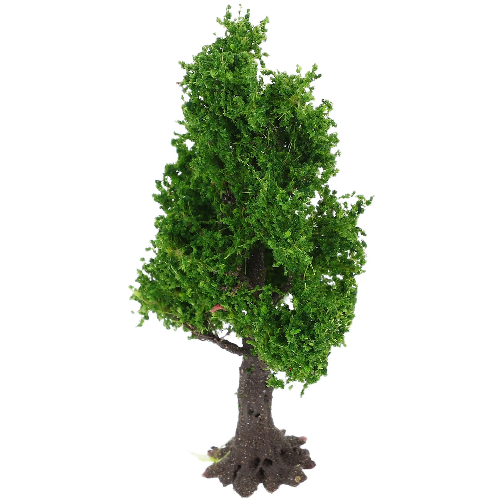 Miniature Landscape Tree Scenery Realistic Small Green Tree Prop for Train Railway Diorama Sand Table Decoration Micro Landscape