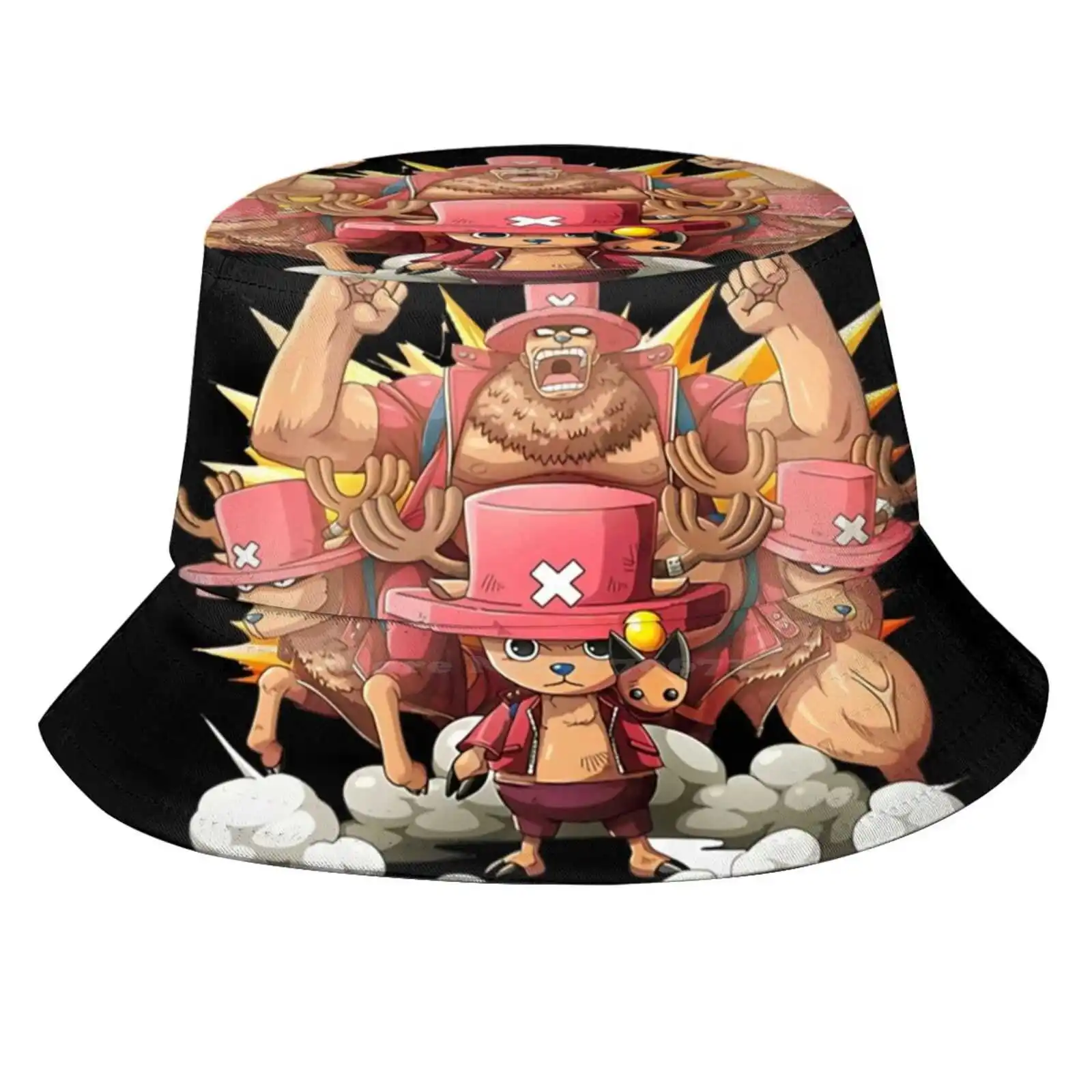 Tony Tony Chopper Transformations Sun Cap Fisherman Hat Bucket Hats Tony Tony Chopper Kawaii Anime Kaizoku Devil Fruit