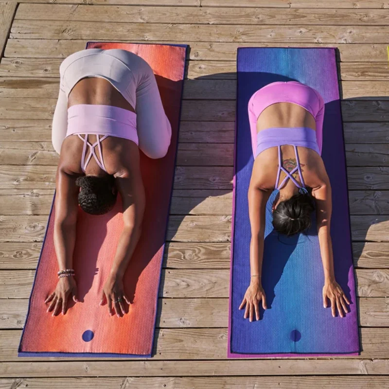 

Manduka Yogitoes Absorbent Non-Slip Rubber Particle Multi-Color Faion F Yoga Mat Towel Fitn Sports Yoga Accories