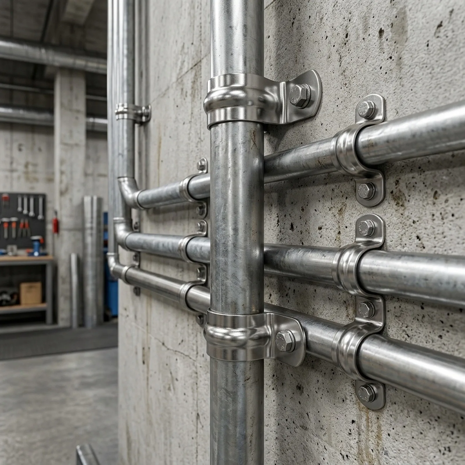Cable Clamps Mounting Clamps U-shaped Design Variety Of Sizes for versatile Applications 304 Stainless Steel Easy Installation