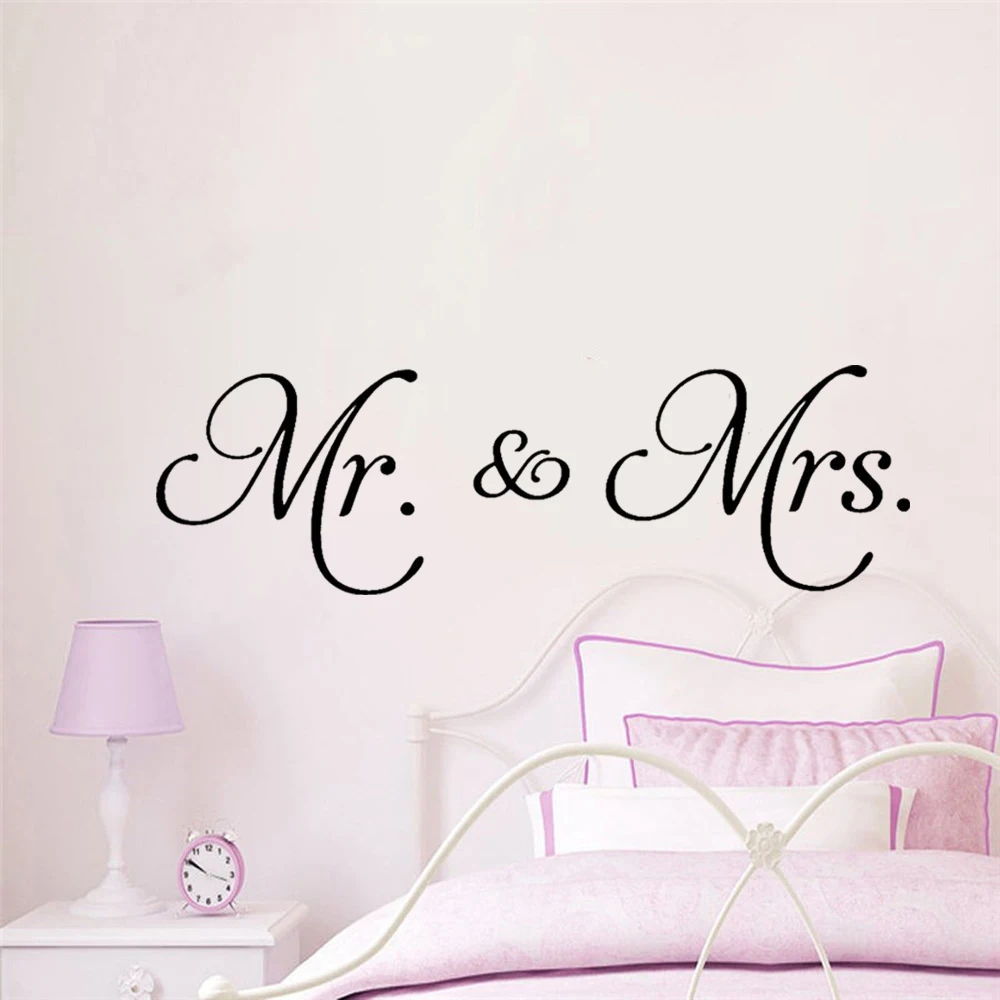 السيد السيدة جدار صائق غرفة المعيشة للإزالة الديكور بساطتها الفينيل غرفة نوم سقف خزانة ملصقات جدار ديكور فني المنزل