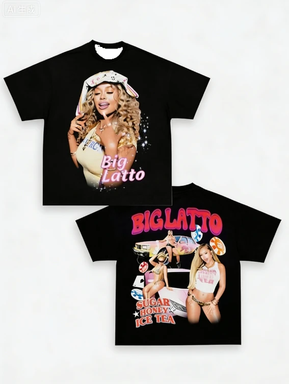 كبير لاتو الراب ريترو الهيب هوب نمط ثلاثية الأبعاد مطبوعة للأطفال موضة قصيرة الأكمام تصميم الرجال والنساء بلوزة خارجية غير رسمية