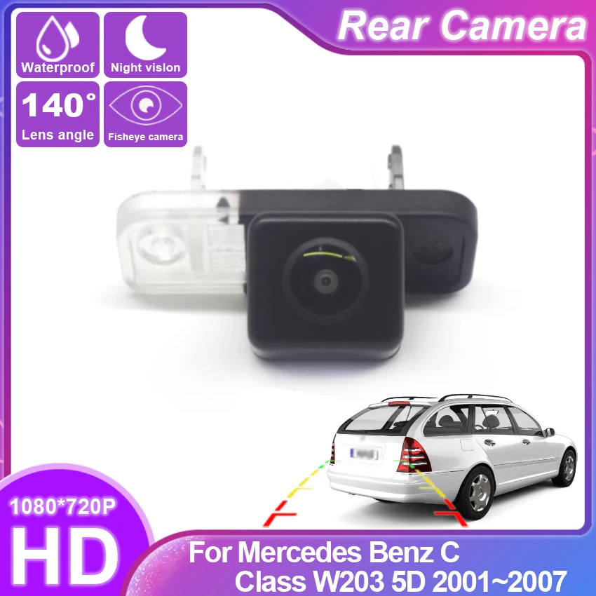 

Car Rear View Camera For Mercedes Benz C Class W203 5D 2001~2007 Full HD CCD Night Vision Reverse Parking Camera Waterproof