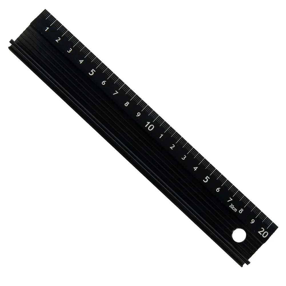 210x35x12.5mm/310x35x12.5mm Accessory Ruler Straight Ruler Multi-function Non-slip Parts Protective Woodworking