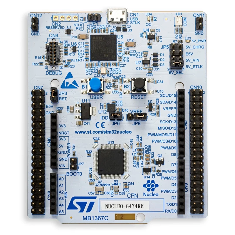 NUCLEO-G474RE STM32G474RET6 Nucleo-64 Board | Cortex-M4 Low-Power for Embedded Development