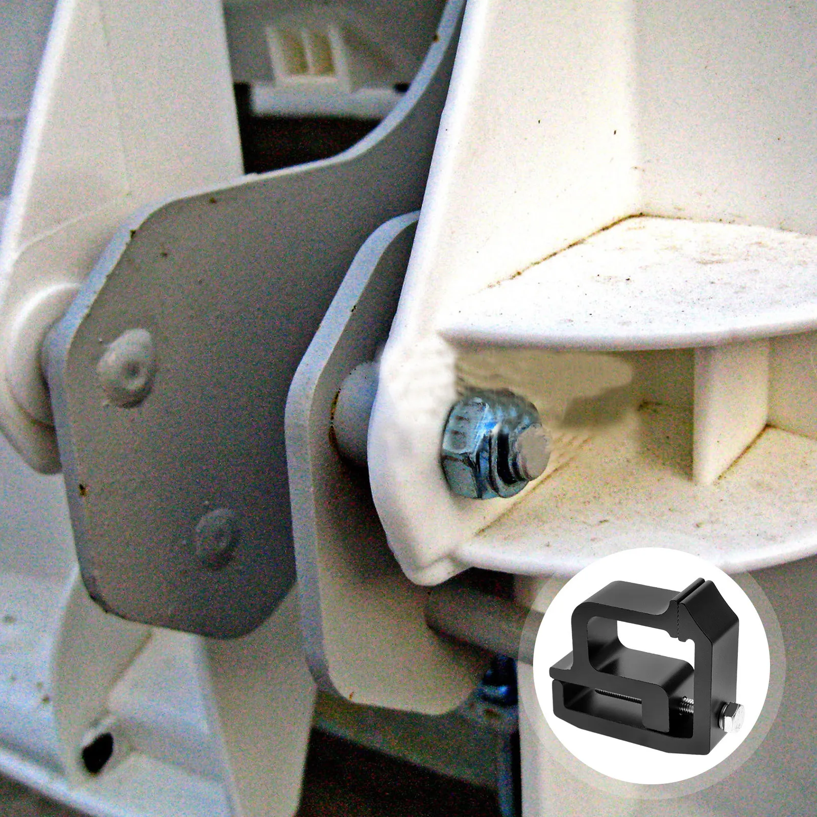 

Mounting Clamps for Truck Cap Heavy Duty Camper Shell Clamp with Easy Install Truck Bed Topper Accessory Ladder Rack Clamps