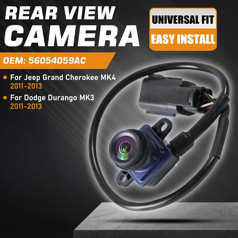 Камера заднего вида для Jeep Grand Cherokee WK2 MK4 Dodge Durango WD MK3 2011 2012 2013, резервная камера заднего вида 56054059AC 56054059AD Камера заднего вида для Jeep Grand Cherokee WK2 MK4 Dodge Durango WD MK3 2011 2012 2013, резервная камера заднего вида 56054059AC 56054059AD