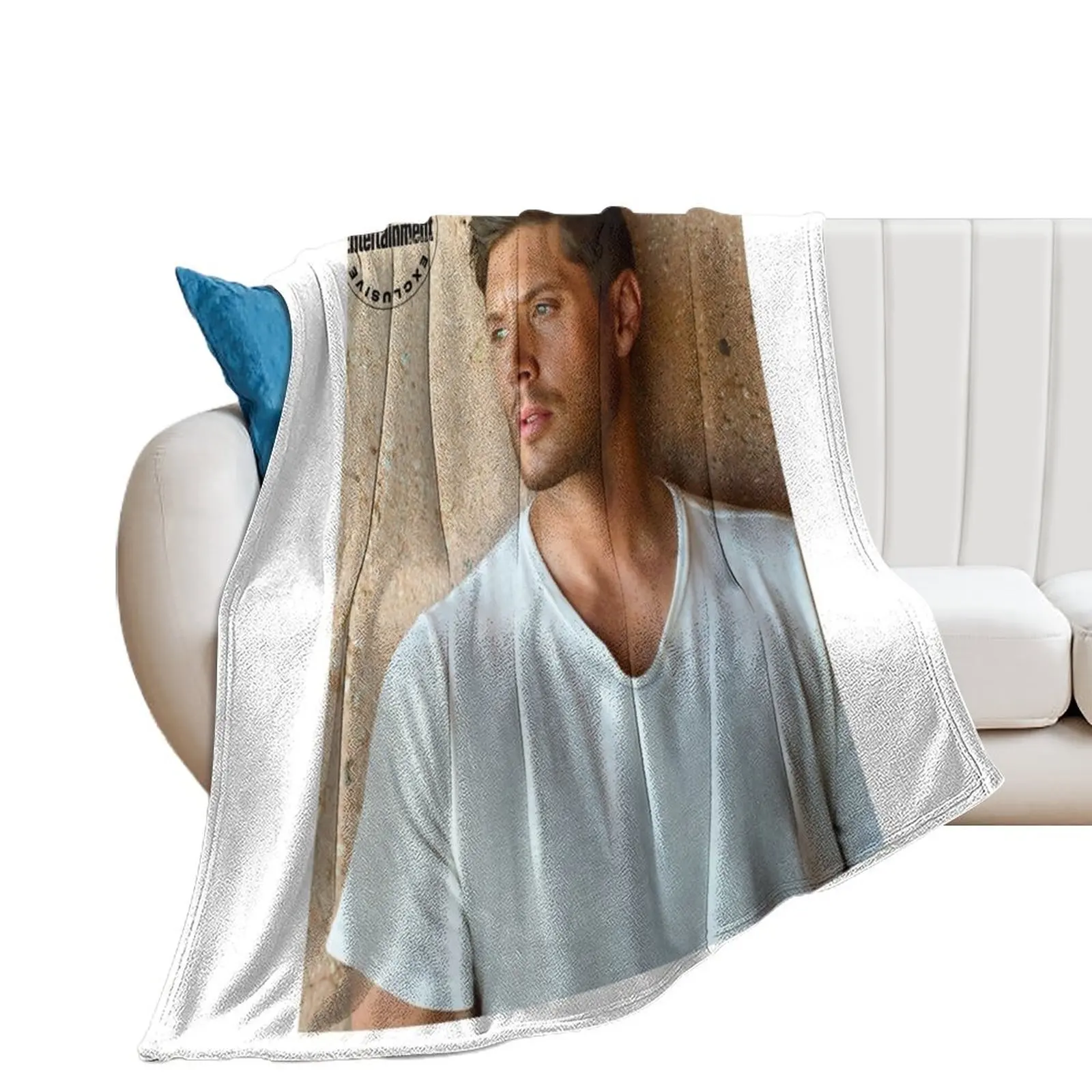 

Jensen Ackles Throw Blanket Bed linens Tourist Blankets