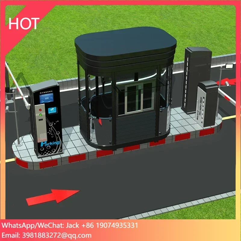 SEWO Vehicle Access Control Electronic Barrier Gate with Smart Parking Payment Station for Parking Lot Road Entrance Exit