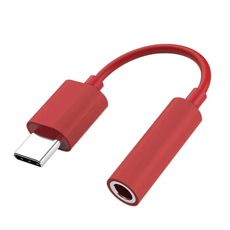 Typ-C 3,5-mm-Buchse Audio-Kabel tragbarer Typ-C-Headset-Adapter 10cm Kopfhörer-Kabel konverter Zubehör für Smartphones