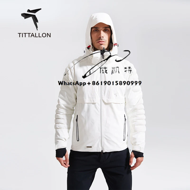 2024 New Design Custom Waterproof Jacket for Men High Quality Waterproof Ski Jacket for Men