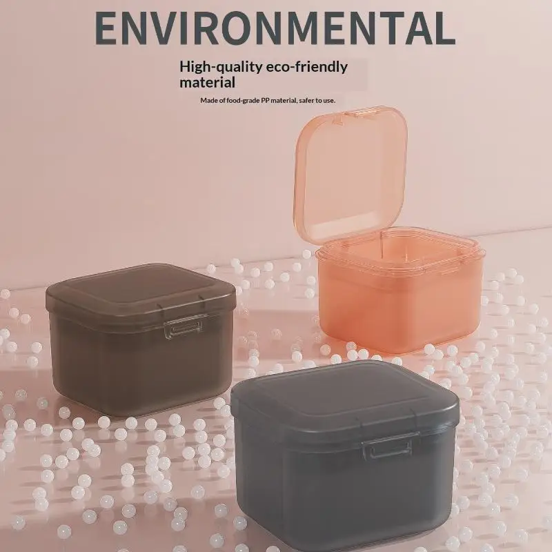 Hot Sale Invisible Braces Box Mouth Guard Case Retainer Storage Case Dental Aligner Portable With Lid Teeth Aligner Braces Box