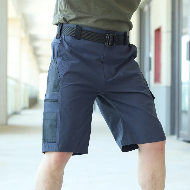 Taktische Tarnshorts, Outdoor-Arbeitshosen, Herren-Cargo-Shorts mit mehreren Taschen, lässige Shorts, schnelltrocknende, abriebfeste Shorts für Herren. – Detail 15