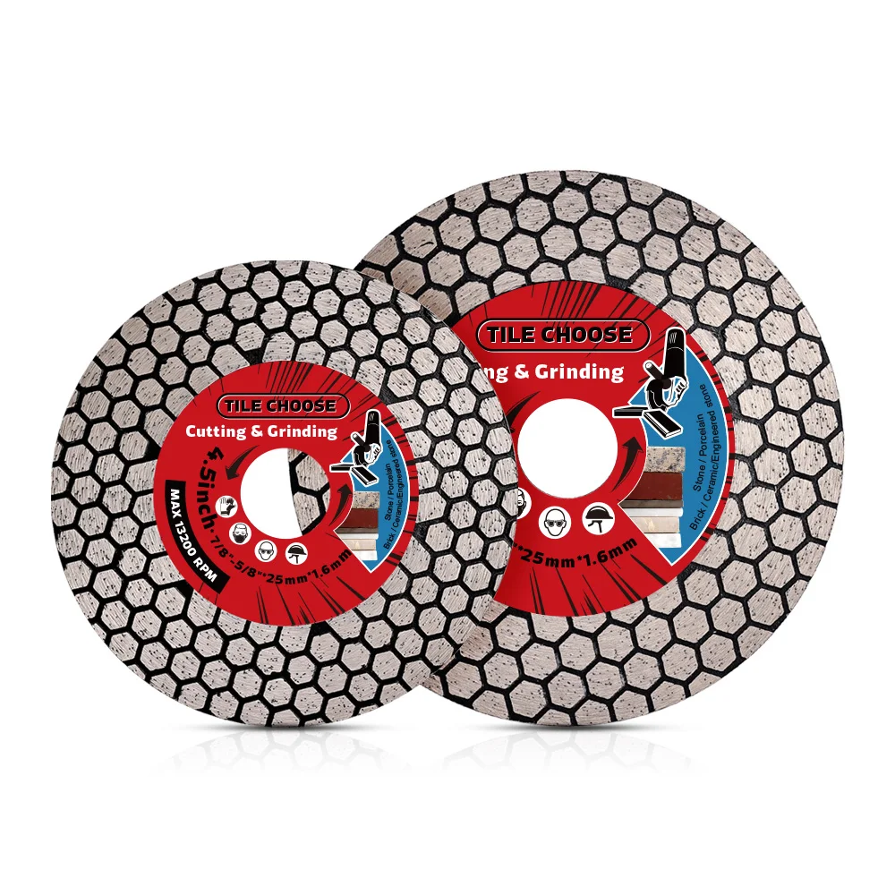 D115mm/125mm Diamond Blade Diamond Cutting Disc Ceramic Tile Porcelain Marble Circular Saw Blade For Cutting Grinding Stone