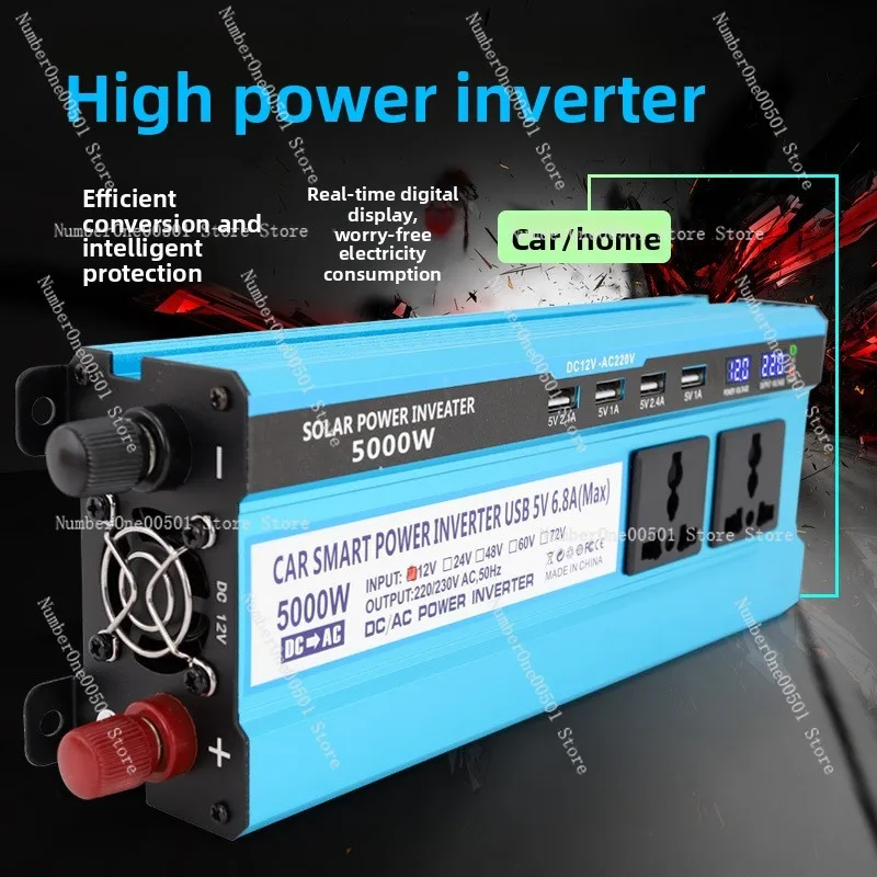 12V/24V to 220V Car Inverter Multi - Function Vehicle Power Converter Socket Charger