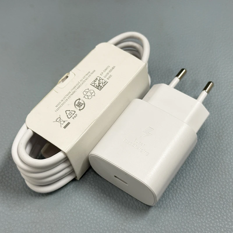 純正サムスン25w超急速充電器USB Type C充電器PD対応スマホ充電器