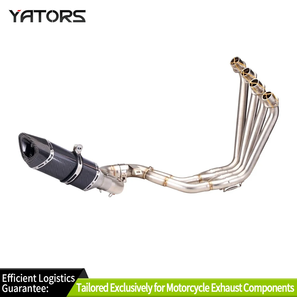 

Передняя труба выхлопных систем, глушитель 51 мм для Honda CBR650F CB650R CB650F 2014-2024, выхлопные трубы