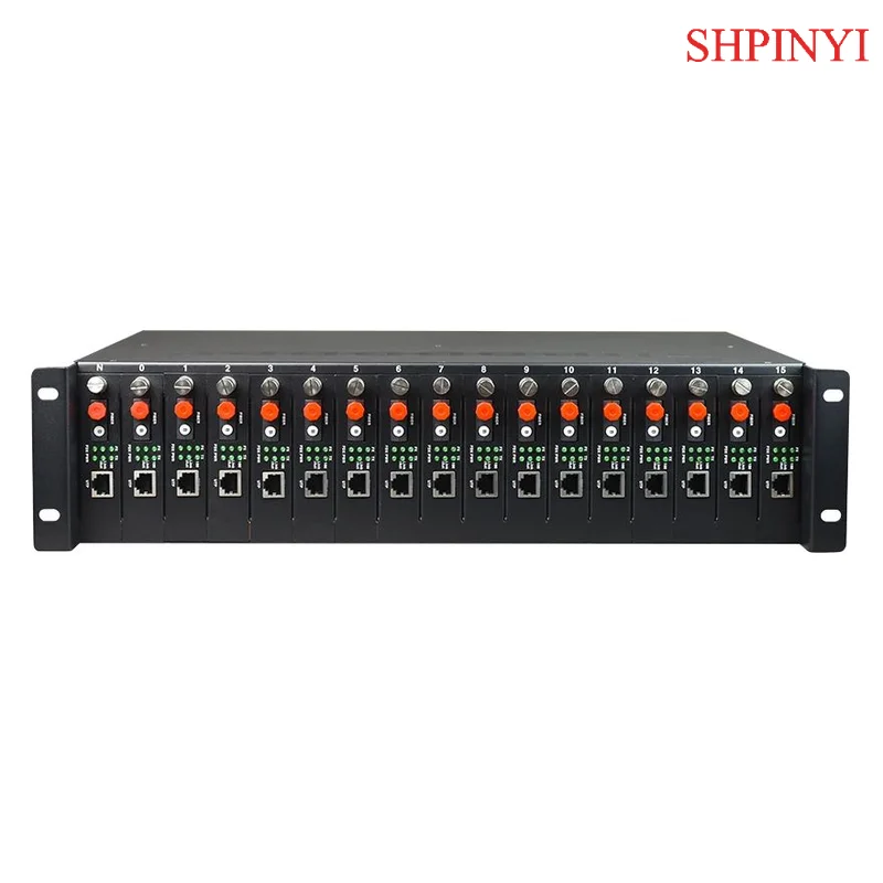 

Шасси для монтажа в стойку 2U, управляемый 17 слотов, 2 порта Ethernet UTP, оптоволоконный медиаконвертер