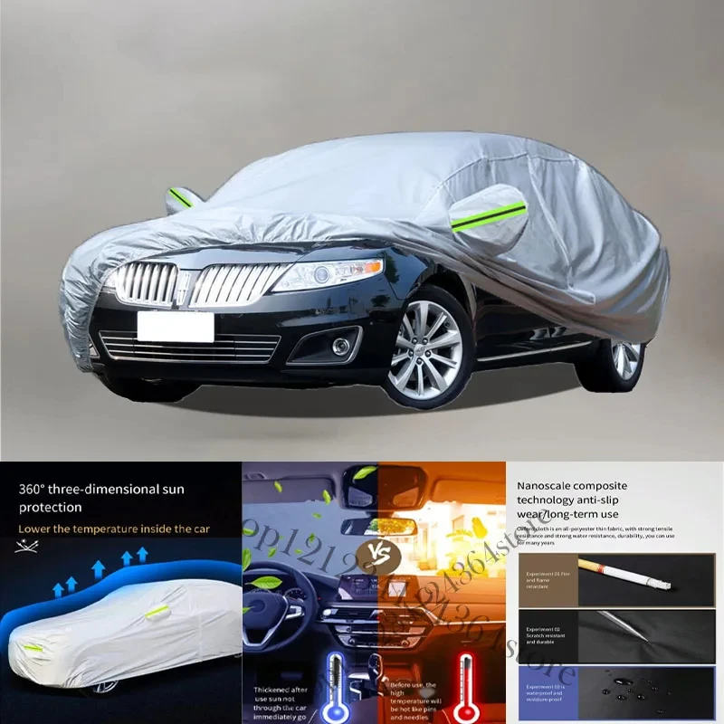 

For Lincoln-MKS Auto Anti snow Anti dust Anti-uv Anti peeling paint And Anti Rainwater 210t car cover Car cover protection