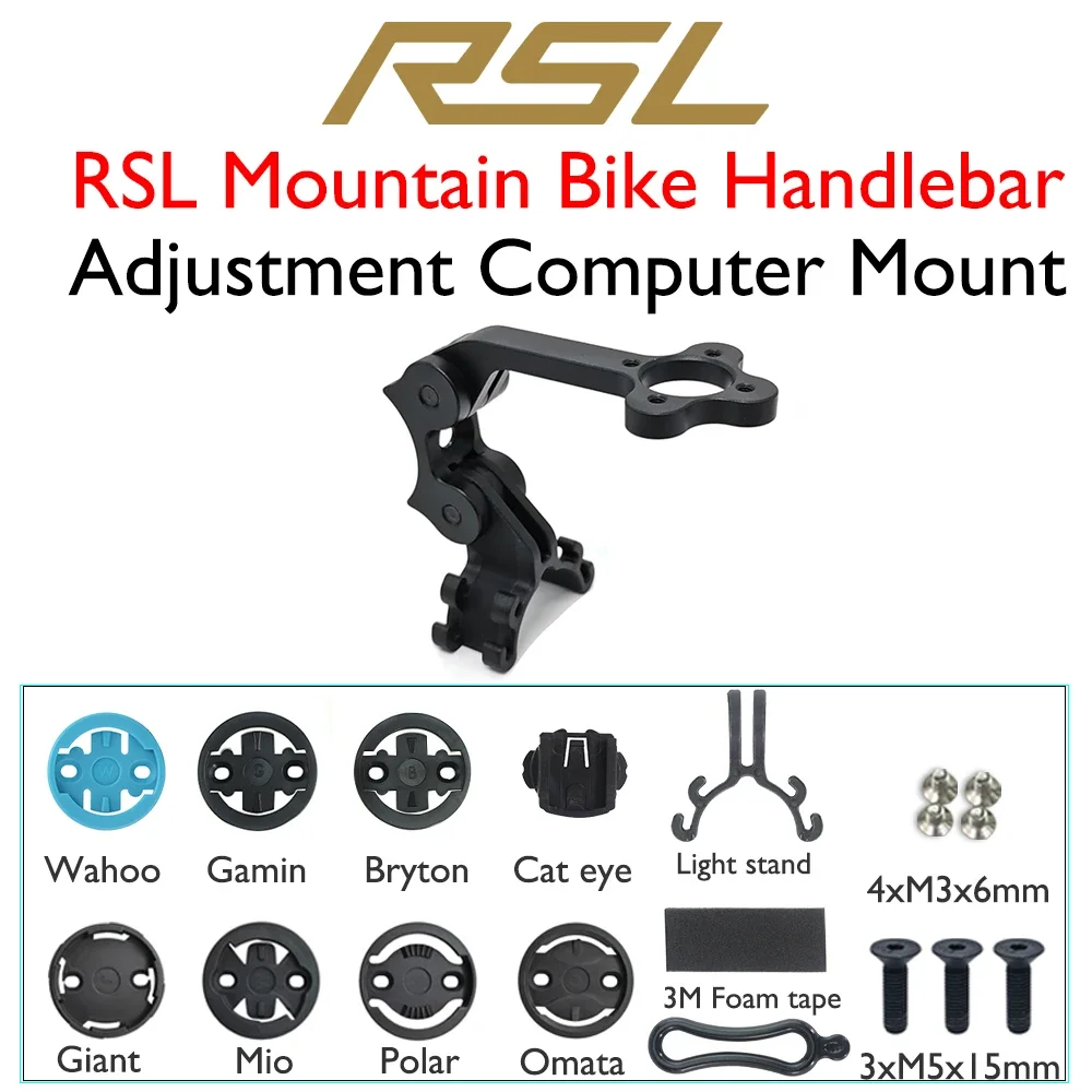 RSLBicycle ,Computer Camera Holder,Aluminum Alloy Bike Handlebar Mount ,Equipment Mountain Road Cycling,Ultra-light 32g