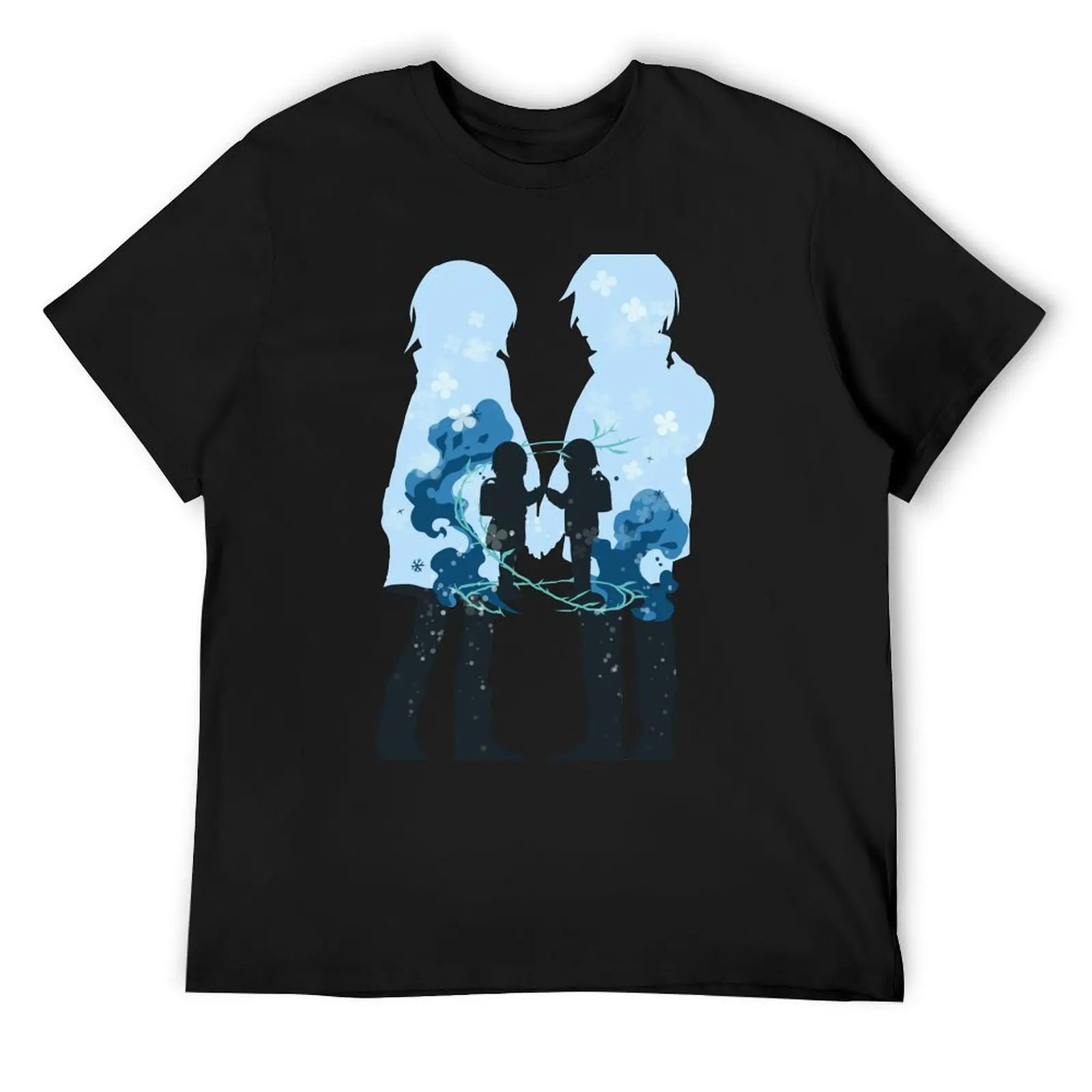 

Erased Anime Characters Silhouette - Satoru Fujinuma x Kayo Hinazuki - Animangapoi Fanart T-Shirt