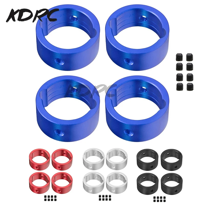 

RC car 4pcs Metal Drive Cup Sleeve Differential Cup Sleeve for 1/6 XRT RC Car Upgrade Parts