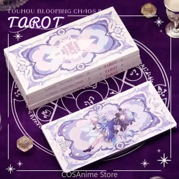 Anime Touhou Project Theme Figure Major Arcana Paper Poker Collection Desk Playing Cards Board Creative Collectibles Gift