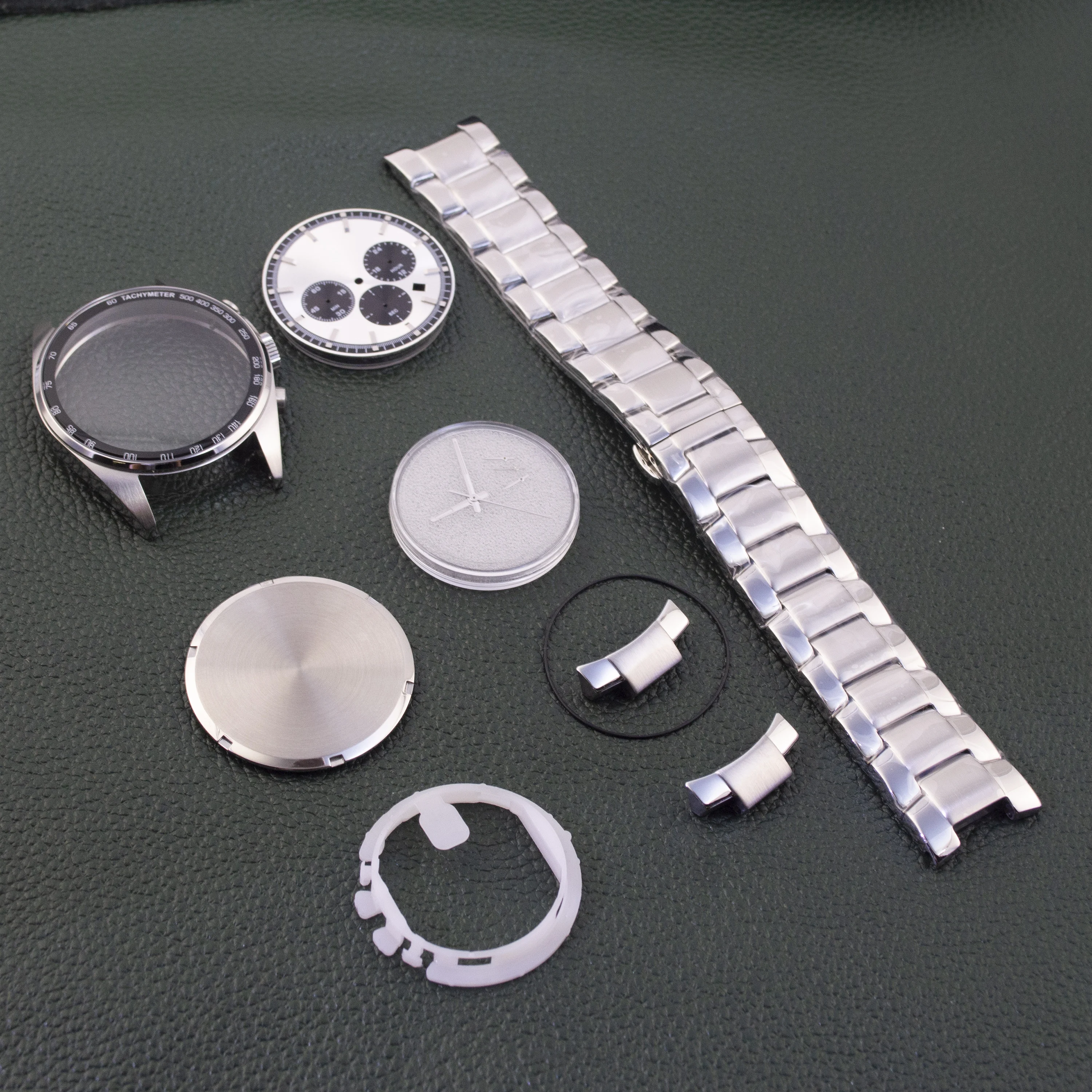 42mm-stainless-steel-watch-case-strap-dial-hands-10atm-water-resistance-case-for-vd53-quartz-movement-355mm-dial