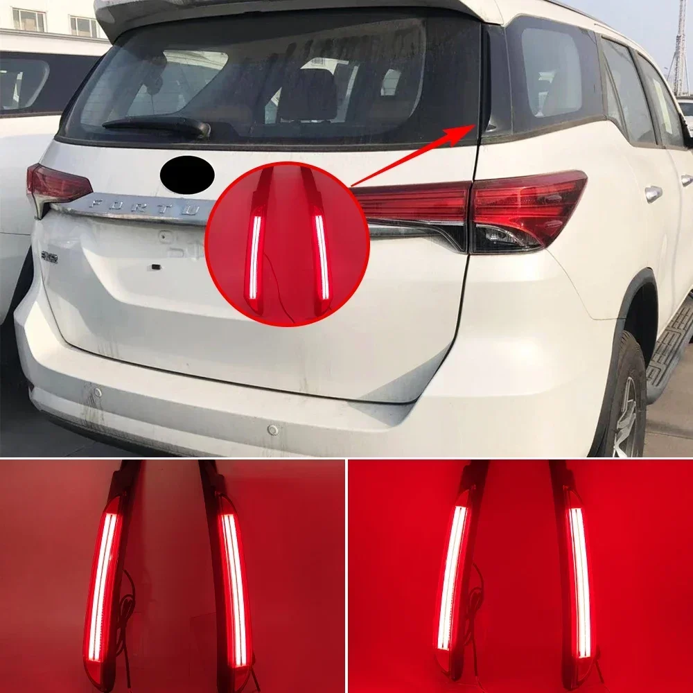 LED Rear Stop Light Brake Tail Light Pillar Light for Toyota Fortuner 2016 2017 2018 2019 2020