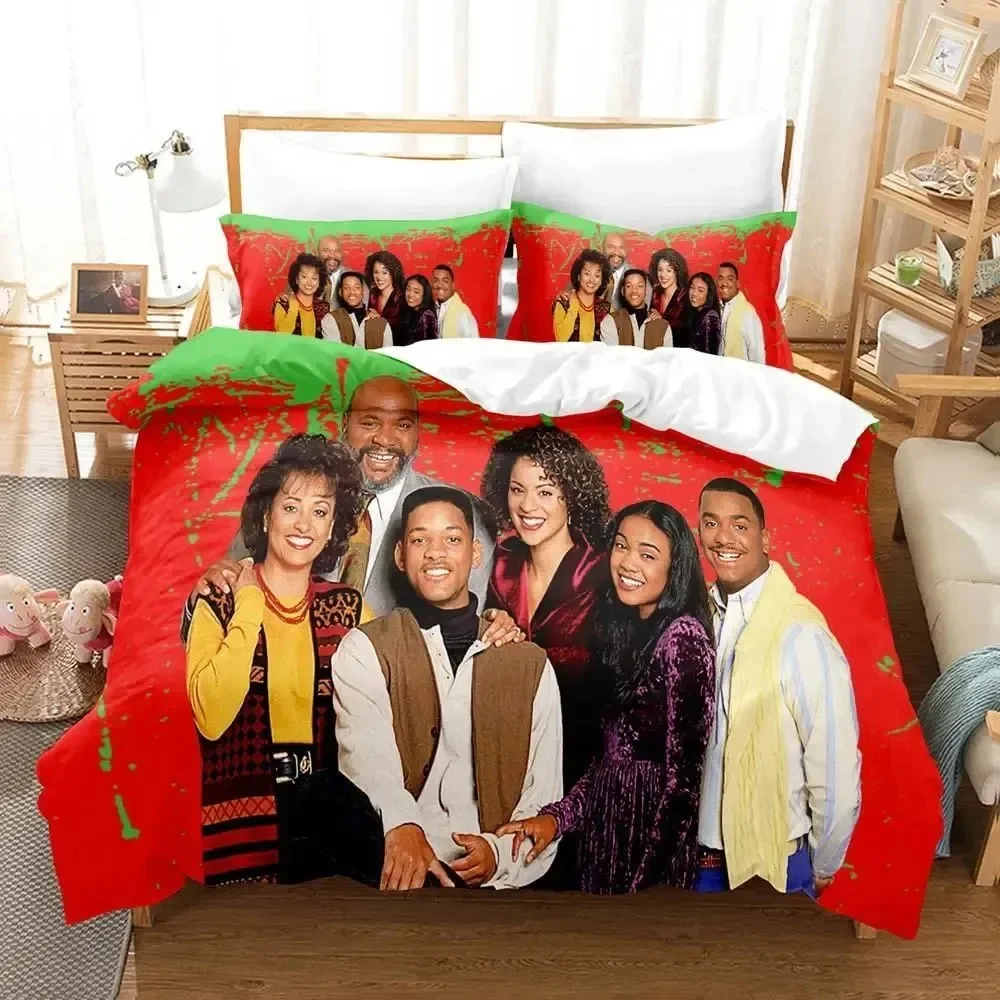 3D Print The Fresh Prince of Bel-Air Comfortable Duvet Cover Pillowcase Bedding Set Children Bedroom Decoration Home Textile