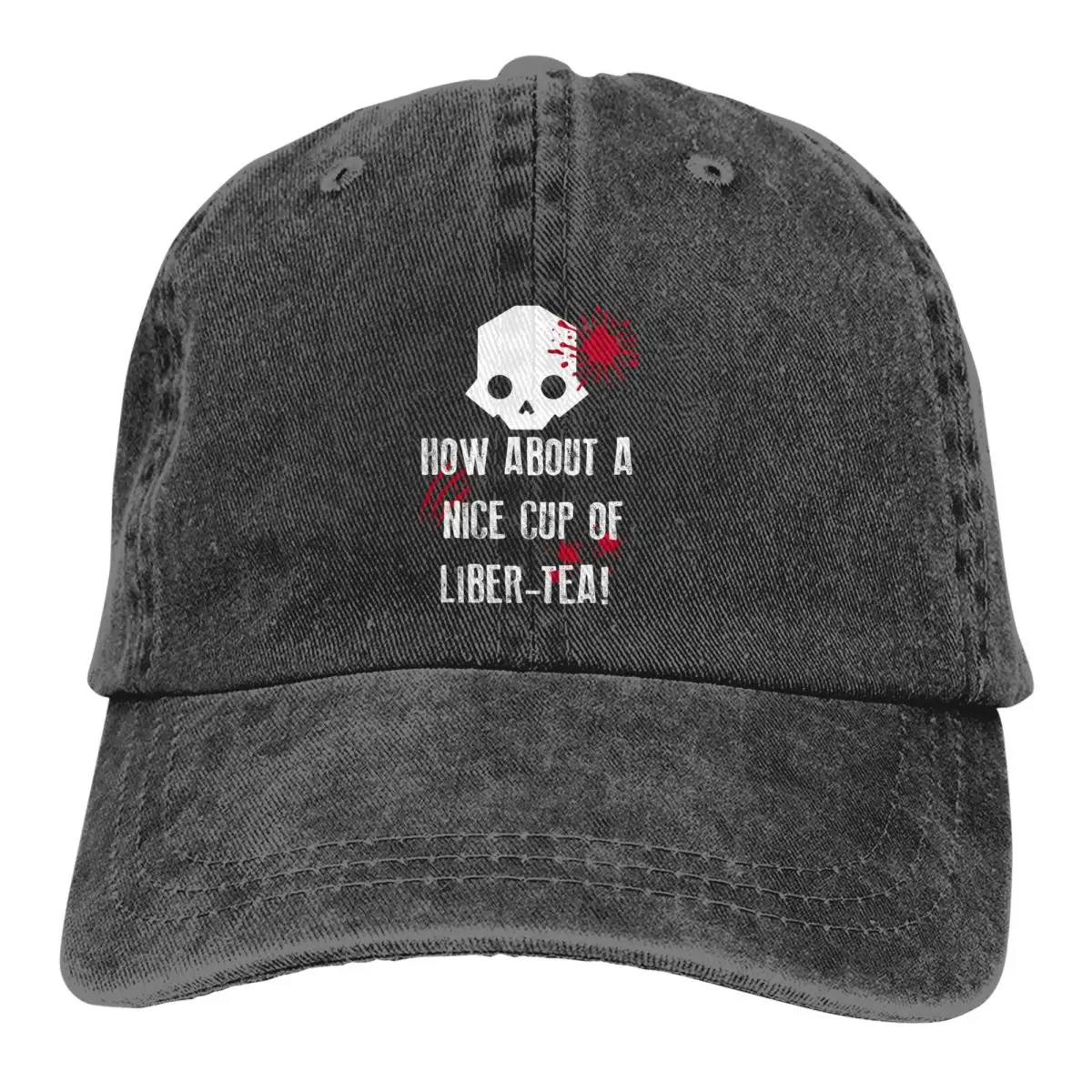 Washed Men's Baseball Cap A NICE CUP OF LIBER Trucker Snapback Cowboy Caps Dad Hat Helldivers Golf Hats