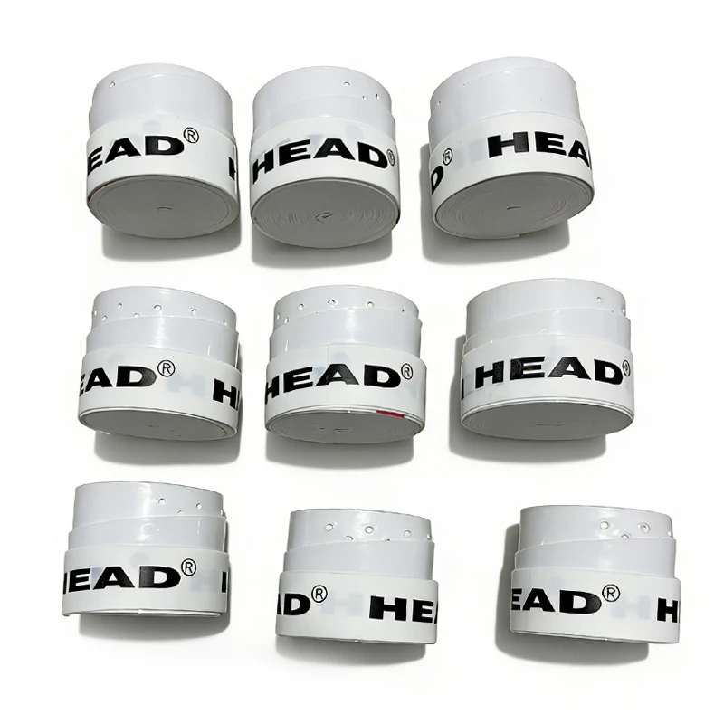 

6 оригинальных противоскользящих обмоток для теннисных ракеток HEAD, впитывающих пот, для падела, амортизирующие ленты для рукояток, аксессуары для тренировок