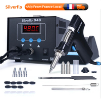Silverflo 948 Desoldering Station 90W Suction Tin Gun Electric Vacuum Solder Sucker Gun For  IC Chips In-Line Pins Repair