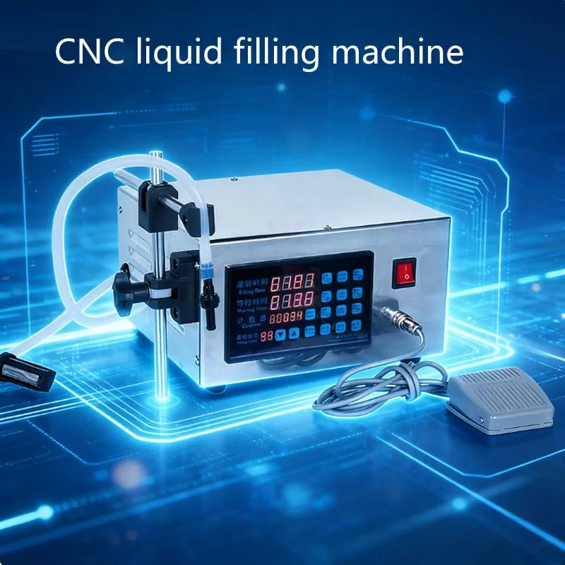 

Semi Automatic Digital Control Liquid Milk Wine Water Bottle Filling Machine Dosing Filler